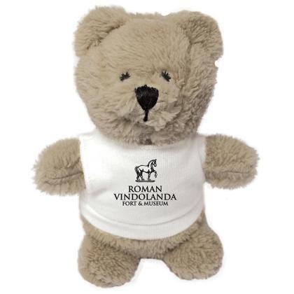 5inch Beanie Bear with White T Shirt (25758)
