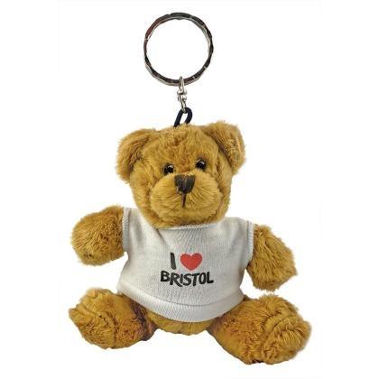 Bear Keyrings with White T Shirt (25752)