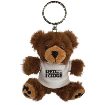 Bear Keyrings with White T Shirt (25752)