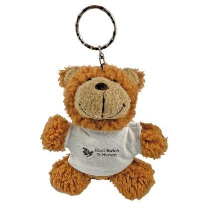 Bear Keyrings with White T Shirt (25752)