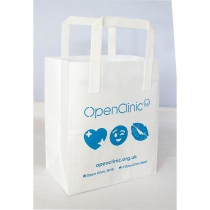 SOS Flat Handle Paper Bag (25501)