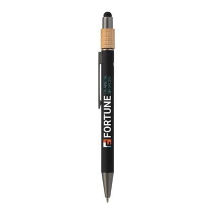 Reborn Spinner Recycled Aluminium Pen w/ Stylus (25038)