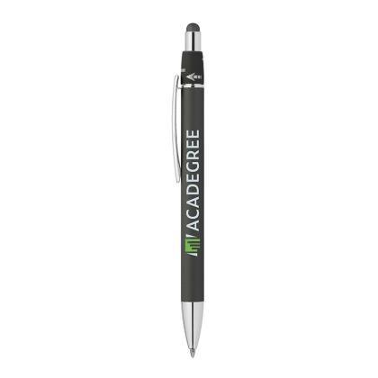 Orbit Spinner Chrome Metal Pen w/ Stylus (25105)