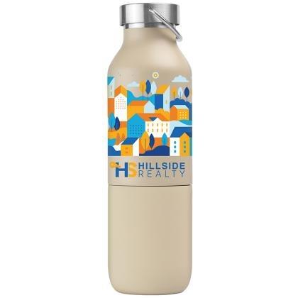 Freya Duo – 2-in-1 590 ml Double-Wall Recycled Stainless Steel Bottle with 325 ml Tumbler (25366)