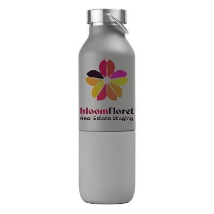 Freya Duo – 2-in-1 590 ml Double-Wall Recycled Stainless Steel Bottle with 325 ml Tumbler (25366)
