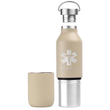 Freya Duo – 2-in-1 590 ml Double-Wall Recycled Stainless Steel Bottle with 325 ml Tumbler (25366)