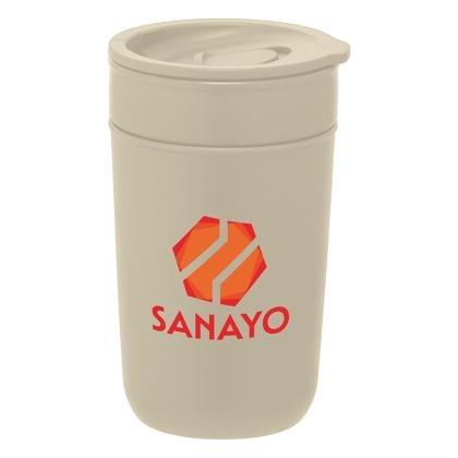 Danube - 355 ml Ceramic Tumbler with Recycled Plastic Exterior & Lid (25390)