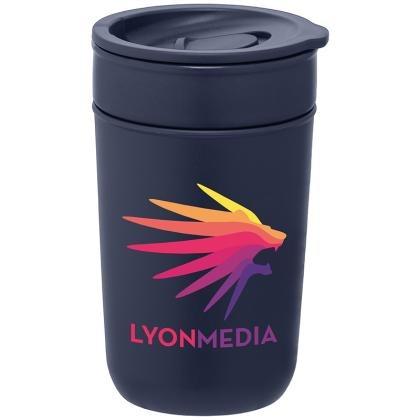 Danube - 355 ml Ceramic Tumbler with Recycled Plastic Exterior & Lid (25390)