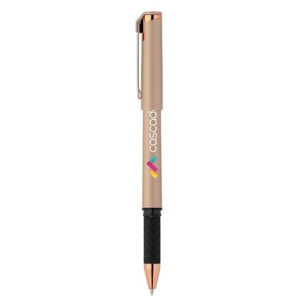 Islander Softy Rose Gold Designer Metallic Gel Pen w/Stylus (25104)