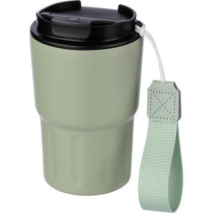 Stainless steel double walled travel mug (320ml) (25385)