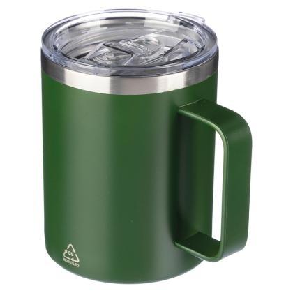 Recycled double walled travel mug (300 ml) (25386)