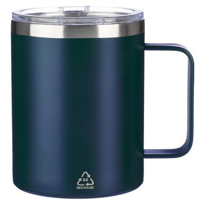 Recycled double walled travel mug (300 ml) (25386)