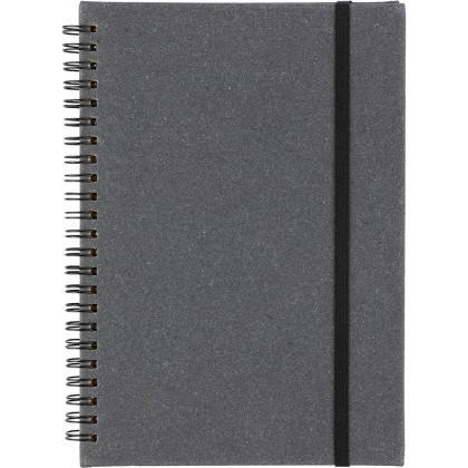 Recycled leather notebook (approx. A5) (25222)