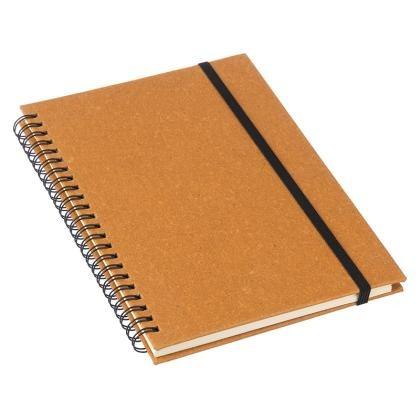Recycled leather notebook (approx. A5) (25222)