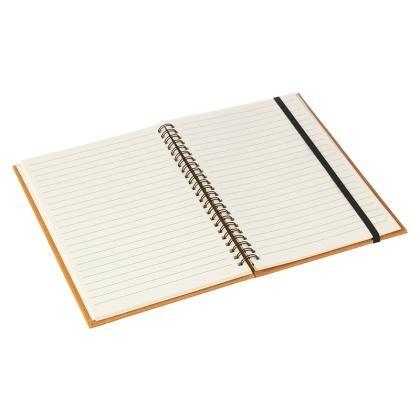 Recycled leather notebook (approx. A5) (25222)