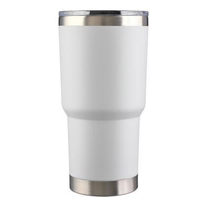 Stainless steel double walled travel mug (300ml) (25384)