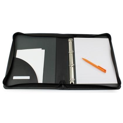ECO a4 zipped ring binder - 2 or 4 ring mech in COMO rPET (25592)