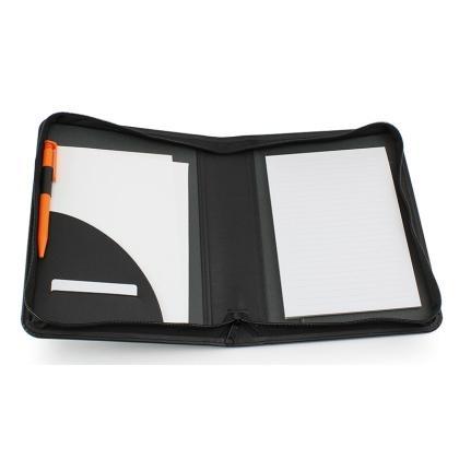 ECO a5 zipped conference folder in COMO rPET (25588)