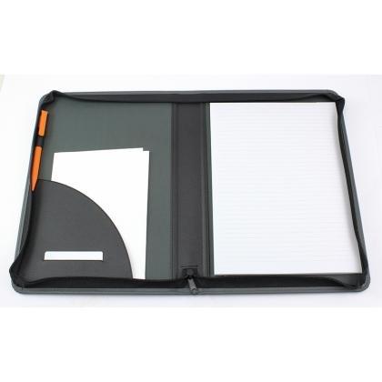 ECO a4 zipped conference folder in COMO rPET (25590)