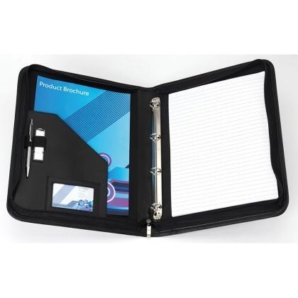 Houghton A5 Zipped Ring Binder (25583)