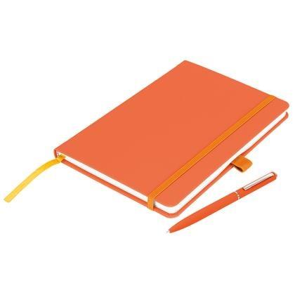 A5 Notes London - FSC&reg; Blanco Notebook & Pen Set (25272)