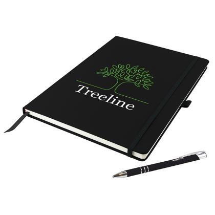 A4 Dunn Soft Touch Notebook & Pen Set (25276)