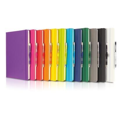 A4 Dunn Soft Touch Notebook & Pen Set (25276)