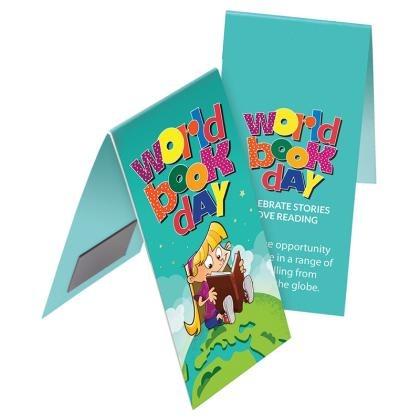 Shaped Folding Magnetic Bookmark   (25802)