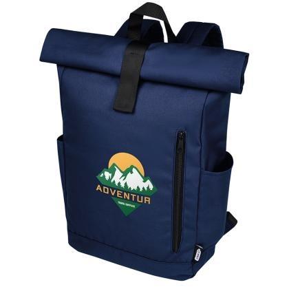 Byron 15.6" GRS RPET roll-top backpack 18L (25619)