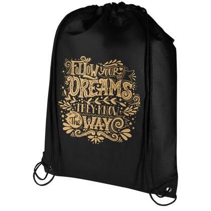 Evergreen GRS recycled non-woven drawstring bag 5L (25660)