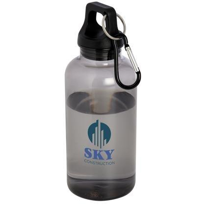 Oregon 400 ml RCS certified recycled plastic water bottle with carabiner (25330)