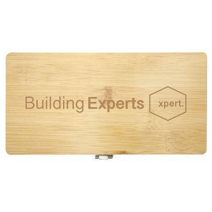 Bamboo and recycled plastic tool set (25932)