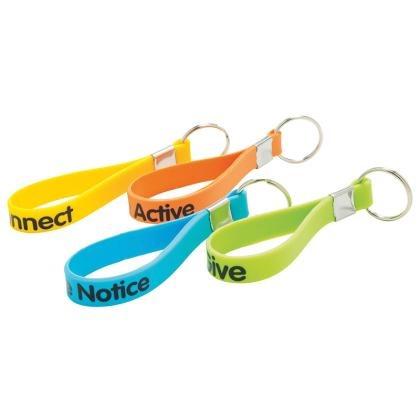 Silicone Loop Keyring (25911)