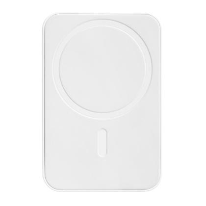 AMPERE 5. 5,000 mAh magnetic power bank with 15W superfast wireless charger in recycled ABS (100% rABS) (25571)