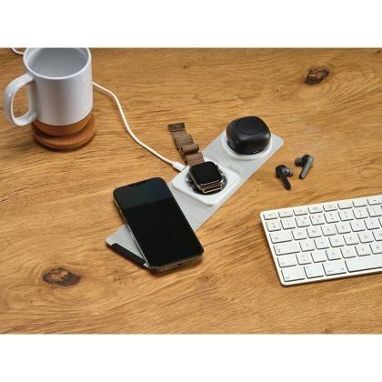 Linnaeus Wireless Charger Recycled PU 15W (25566)