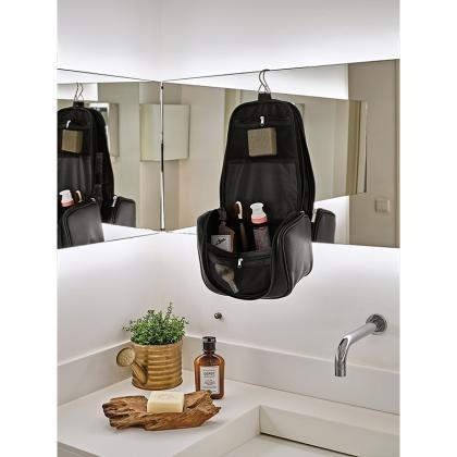 Shanghai Toiletry Bag recycled Leather (25670)