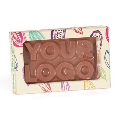 Eco Window Box - Milk Chocolate - 3D Branding (25840)