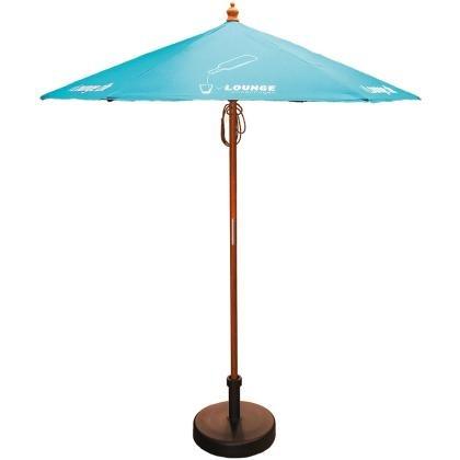 2m Round Wooden Parasol (25871)