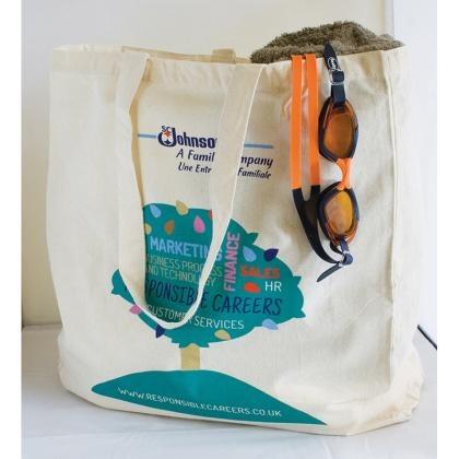 Natural 5oz Cotton Shopper with Gusset (25491)