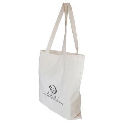 10oz Canvas Shopper with 3 sided Gusset (25493)