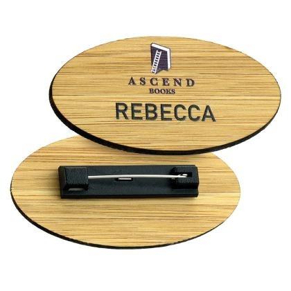 Bamboo Name Badge  (25595)