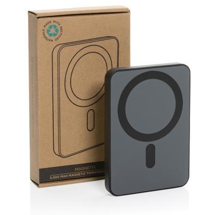 Magnetix RCS recycled plastic 5000 mah magnetic powerbank (25565)