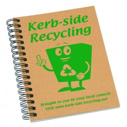 Enviro-Smart - A6 Natural Cover Wiro-Bound Pad recycled