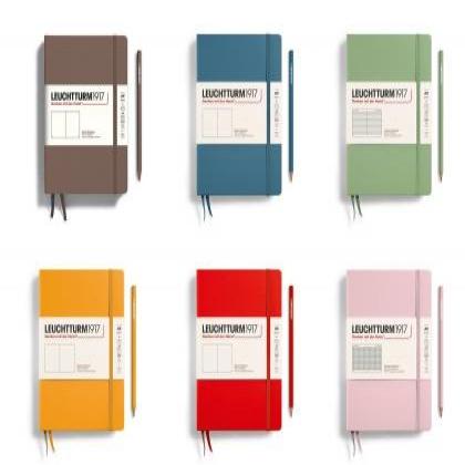 Leuchtturm1917 Medium A5 (145 x 210 mm) Hardcover Ruled Notebooks