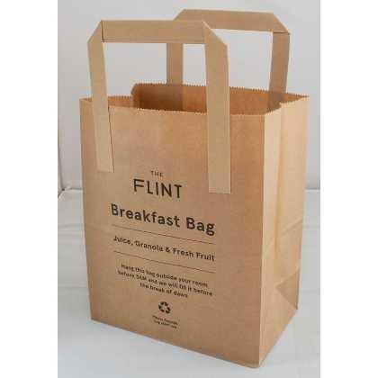 SOS Flat Handle Paper Bag   (24502)