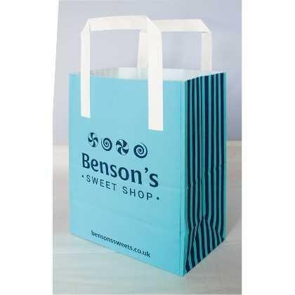 SOS Flat Handle Paper Bag   (24502)