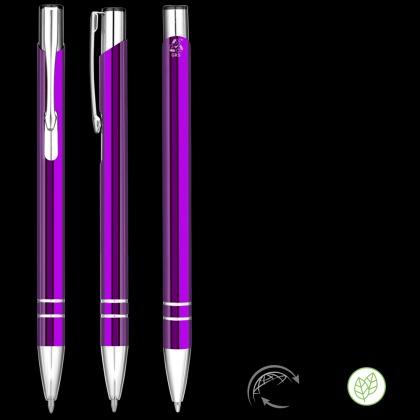 Electra GRS Recycled Metal Ballpoint Pen - Purple