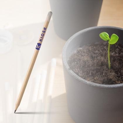 Wooden Pencil with Poppy Seeds