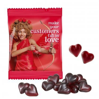 Cassis Fruit Juice Gum Hearts