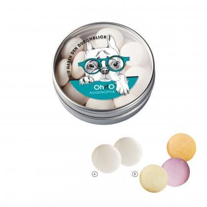 Clear Tin with mentos, 40g